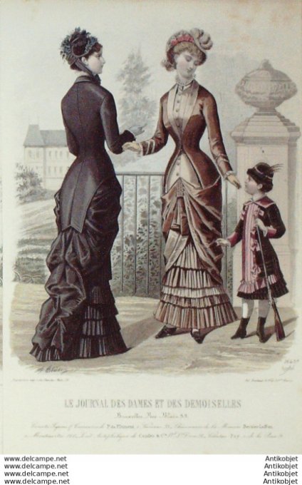 Journal des Dames Demoiselles 1879 # 1643 (Maison Plument)