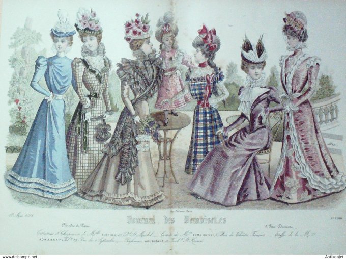 Journal de Demoiselles 1898 # 5168 (Maison Thirion) Gd format