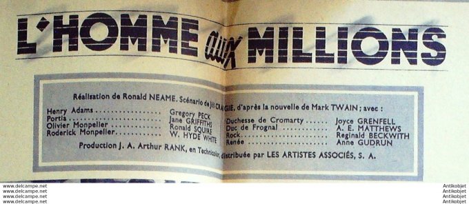 Mon Film 449 55-03-30 Les amants du Tage Daniel Gelin Francoise Arnoul