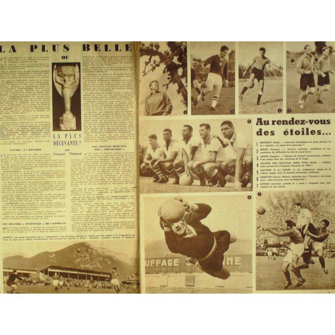 Miroir Sprint 1954 #  418 14 Juin Ladoumegue Dauphine Gauthier D Elfour 24h Du Mans