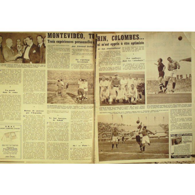Miroir Sprint 1954 #  418 14 Juin Ladoumegue Dauphine Gauthier D Elfour 24h Du Mans
