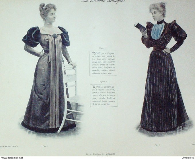 La Mode pratique 1893 # 08 Robes Empire et lainage
