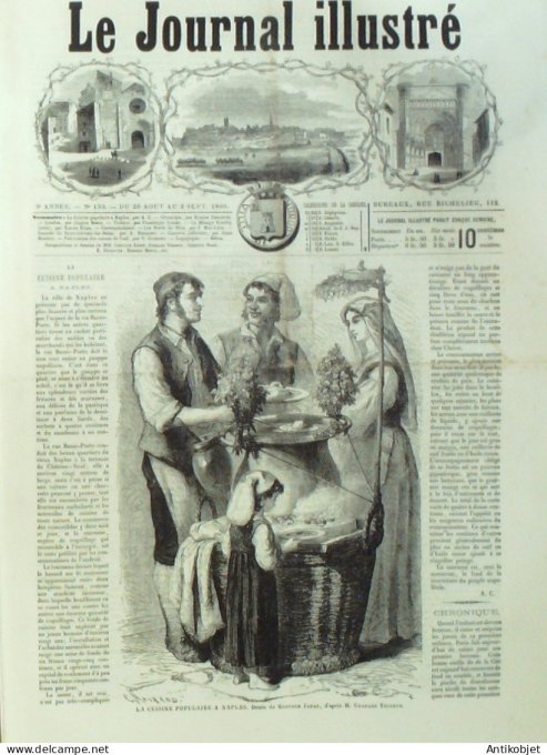 Le journal illustré 1866 n°133 Loudun (86) St Gervais (74) Allemagne Holzkreis