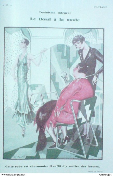 Fantasio 546 1929 Dassonval Giffey Picadia Leroy Bruller Pavis