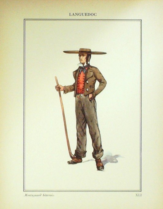 Occitanie Languedoc Montagnard Biterois 1920
