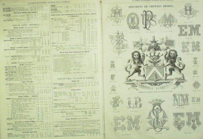 Journal Mode illustrée 1866 # 41 Paletot Réséda