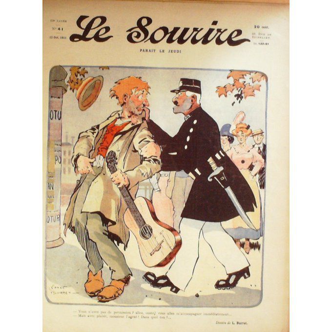 Le Sourire 1911 n°041 LA VIGNE VALERIO BURRET VALLEE TRUCHET HEMARD AGHION
