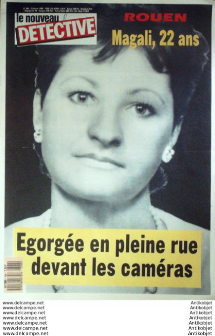 Détective 1990 # 388 Creusot Rouen Marseille St-Cyr Jean-Claude Boutier Bobigny