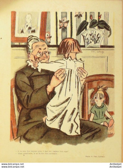 Le Rire 1920-08-28 #  82 Journal humoristique Ed.Originale L'Eveque & le cure