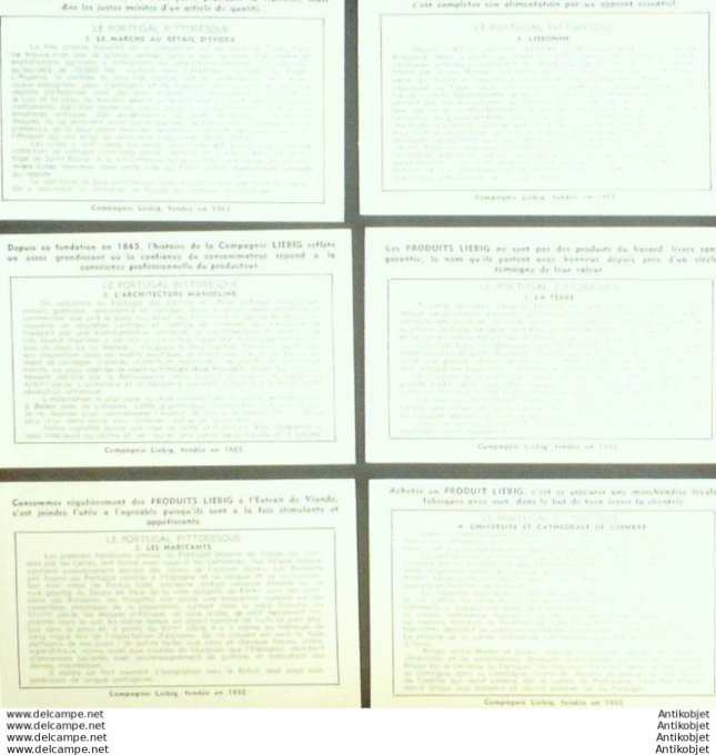 Chromo Liebig Sang 1504 Portugal pittoresque (1950)