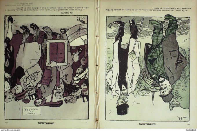 L'Assiette au beurre 1909 # 443 La bande de garantie Radiguet