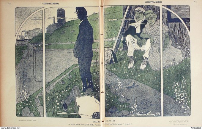 L'Assiette au beurre 1909 # 443 La bande de garantie Radiguet