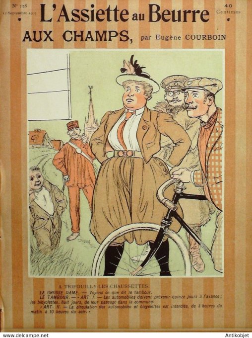 L'Assiette au beurre 1903 # 128 Aux champs Eugène Courbon