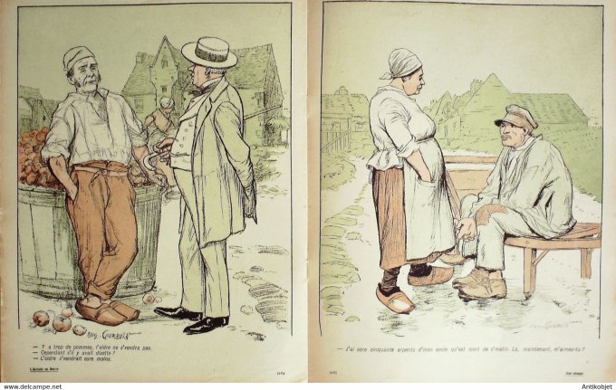L'Assiette au beurre 1903 # 128 Aux champs Eugène Courbon