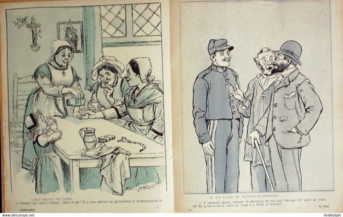 L'Assiette au beurre 1903 # 128 Aux champs Eugène Courbon