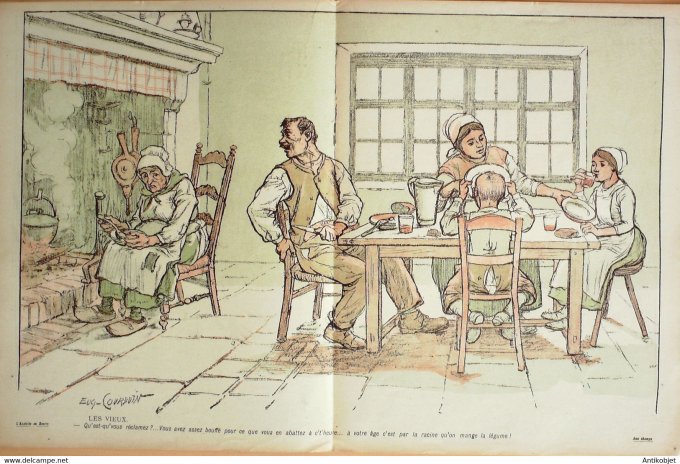L'Assiette au beurre 1903 # 128 Aux champs Eugène Courbon