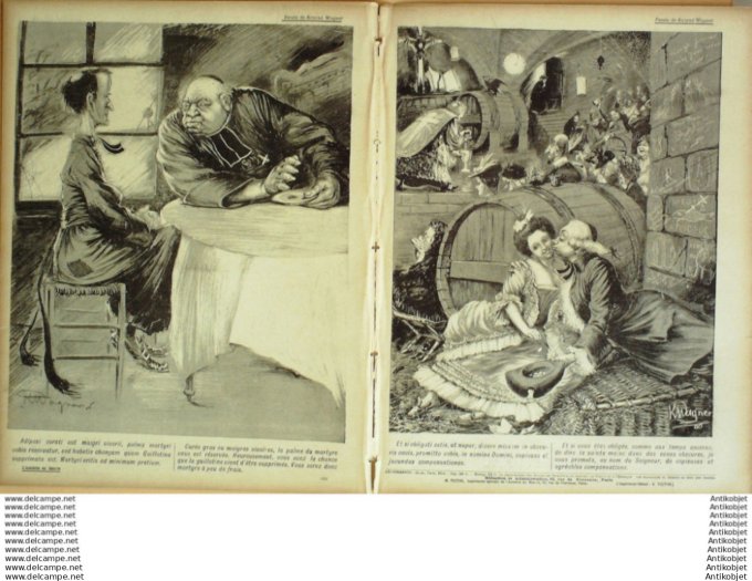 L'Assiette au beurre 1906 # 283 La veritable Encyclique Le Pape Pie X Radiguet