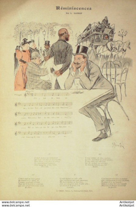Gil Blas 1892 n°31 Jules LEMAITRE Grégoire Le ROY Paul VERLAINE Paul ARENE Marcel SCHWOB