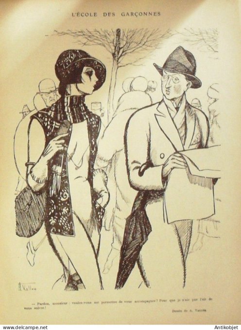 Le Rire 1924-02- 9 # 262 Journal humoristique Ed.Originale Revers de medaille