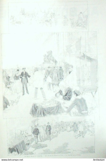 Le Monde illustré 1890 n°1717 Père-Lachaise Paul Baudry duc de Luynes Ernest Reyer