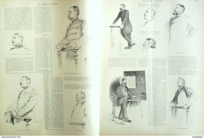 Le Monde illustré 1898 n°2134 Affaire Zola Érythrée Keren Massaoua