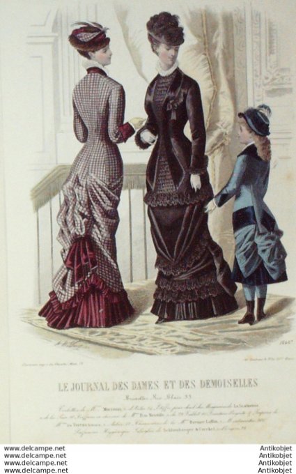 Journal des Dames Demoiselles 1879 # 1646 (Maison Morison)