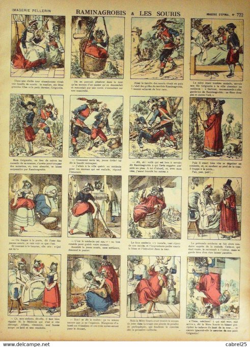 Raminagrobis & Les Souris (Pellerin d'epinal)