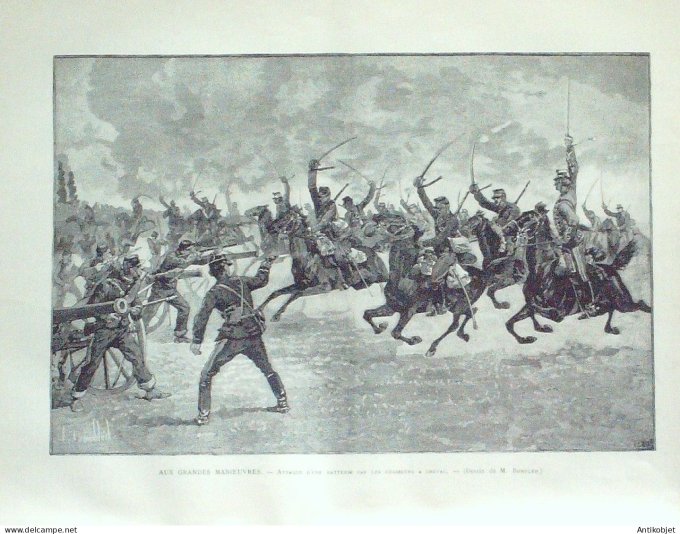 Le Monde illustré 1890 n°1746 La Rochelle (17) Caen Bayeux Lisieux Trouville Honfleur (14)