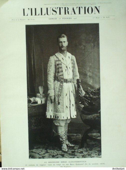 L'illustration 1905 n°3235 Russie Kremlin Tchoudov Meurtre Duc Serge Alexandrovitch