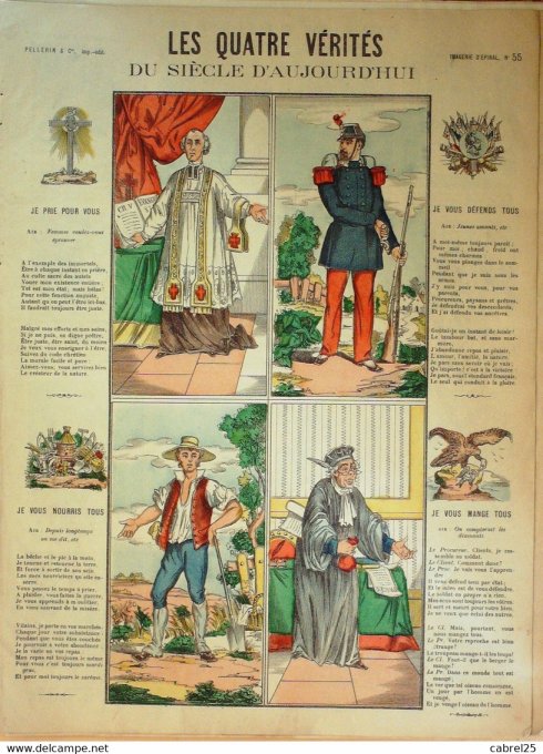 Les Quatre Verites Du Siecle  (Pellerin d'epinal)