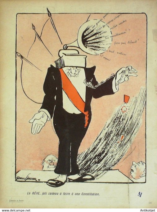 L'Assiette au beurre 1906 # 250 Les prétendants au Trône Grangjouan