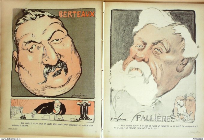 L'Assiette au beurre 1906 n°250 Les prétendants au Trône Grangjouan