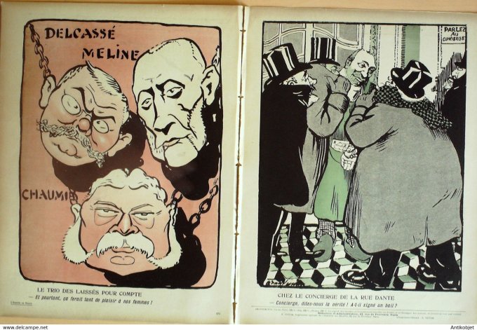 L'Assiette au beurre 1906 n°250 Les prétendants au Trône Grangjouan