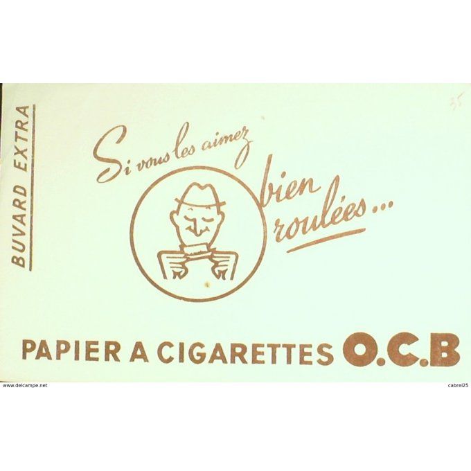 Buvard O.C.B. Papier à cigarette