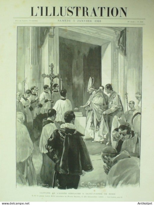 L'illustration 1901 n°3019 Iran Suse Nantes (44) Chine Li-Hung-Chang Agay (83) Maroc Russie