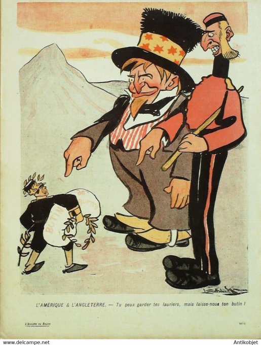 L'Assiette au beurre 1904 # 184 Jaunes & Blancs Camara