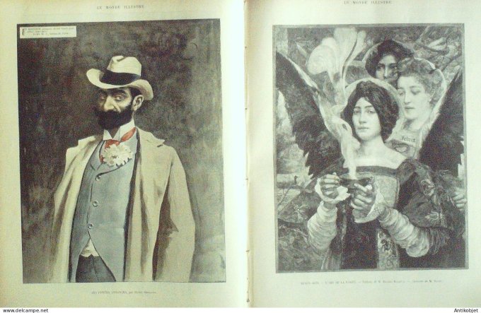 Le Monde illustré 1898 n°2165 Autriche Vienne Hofburg Stephanskirche Suisse Genève Cornavin