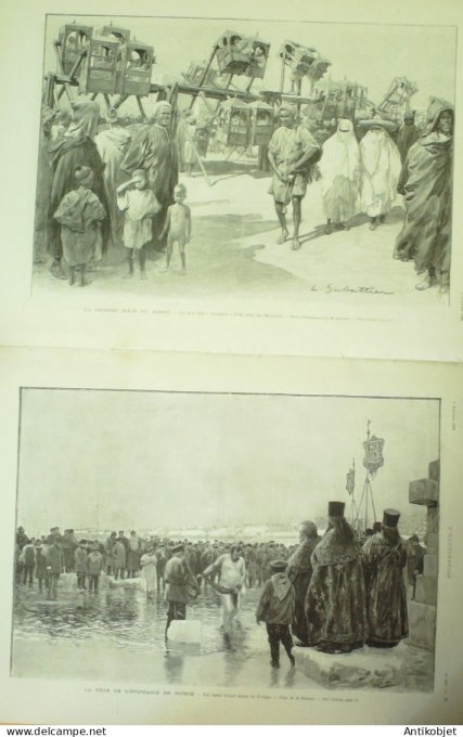 L'illustration 1901 n°3019 Iran Suse Nantes (44) Chine Li-Hung-Chang Agay (83) Maroc Russie