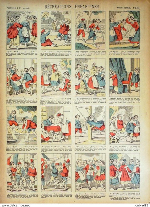 Recreations Enfantines (Pellerin d'epinal)