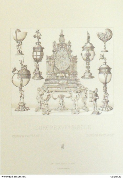 Objet Drageoirs Nautiles porte allumettes pendule hanap à panse d'œuf