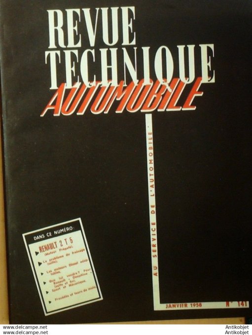 R.T Automobile Camions Renault 2T5 141 # 1958