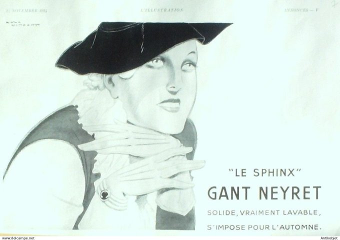 Publicité Lingerie Neyret 1931
