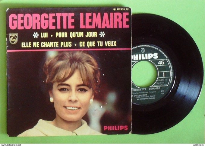Lemaire Georgette 45T EP Elle ne chante plus 1967