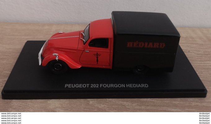 Peugeot 202 fourgon Hediard 1:43