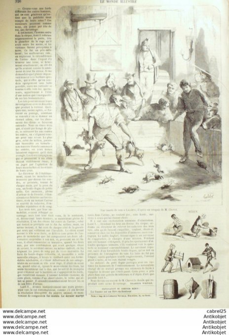 Le Monde illustré 1858 n° 57 Avignon Cavaillon (84) Chine Whampoa Haîti Baie Samana Nancy (54)