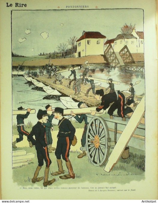 Le Rire Rouge 1915-07-10 #  34 Journal humoristique Ed.Originale Le Pape