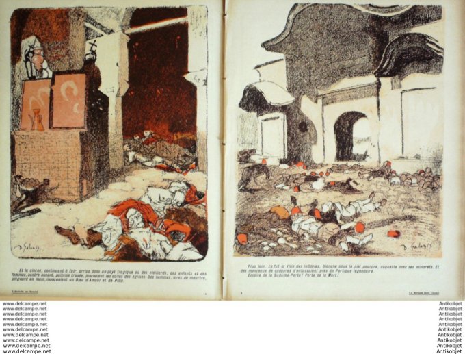 L'Assiette au beurre 1907 # 313 La ballade de la cloche Jesus Christ Galanis