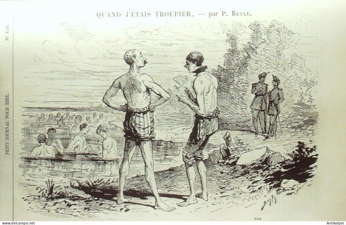 Petit journal pour Rire 1868 #  156 Les Imparfaits Beyle