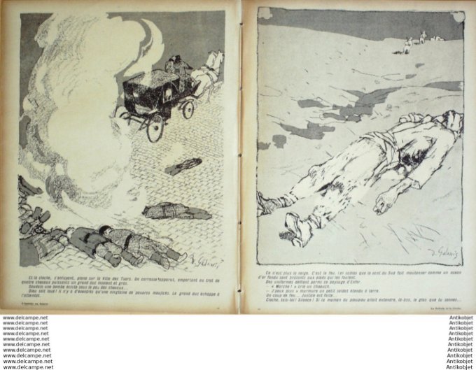 L'Assiette au beurre 1907 # 313 La ballade de la cloche Jesus Christ Galanis