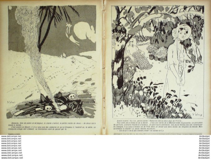 L'Assiette au beurre 1907 # 313 La ballade de la cloche Jesus Christ Galanis